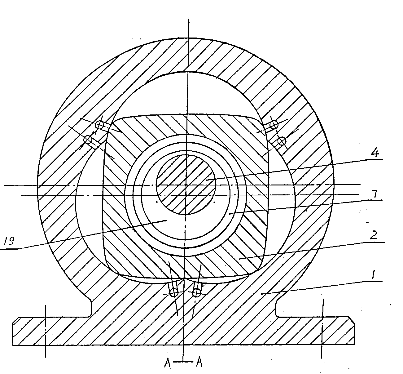 Secondary envelope surface type rotary air compressor