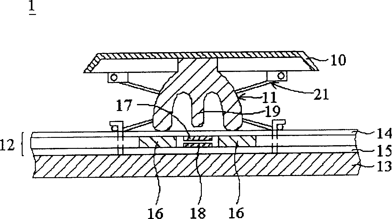 Pushbutton structure