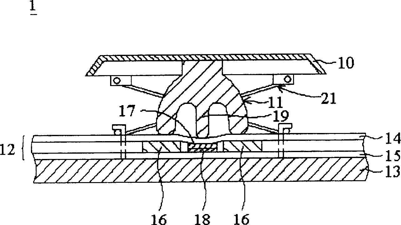 Pushbutton structure