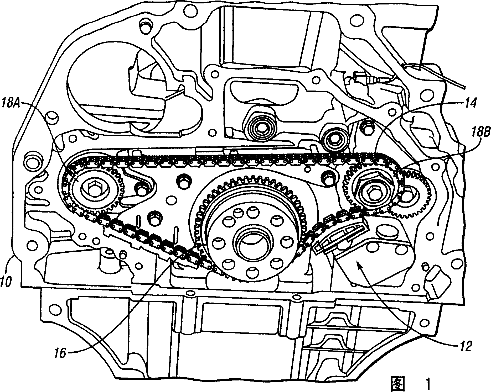 Hydraulic chain tensioner assembly