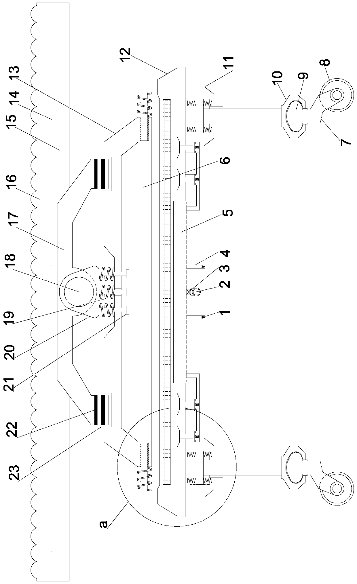 Mammary gland surgery patient protecting and transferring device