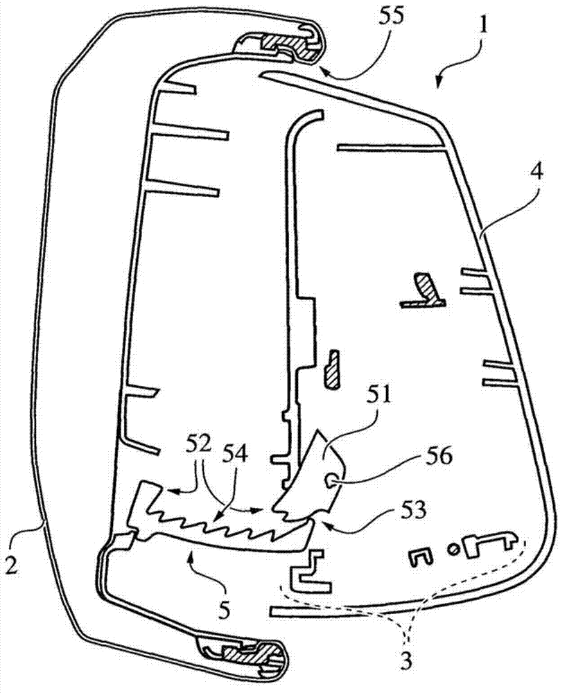 Head restraint, in particular for a motor vehicle