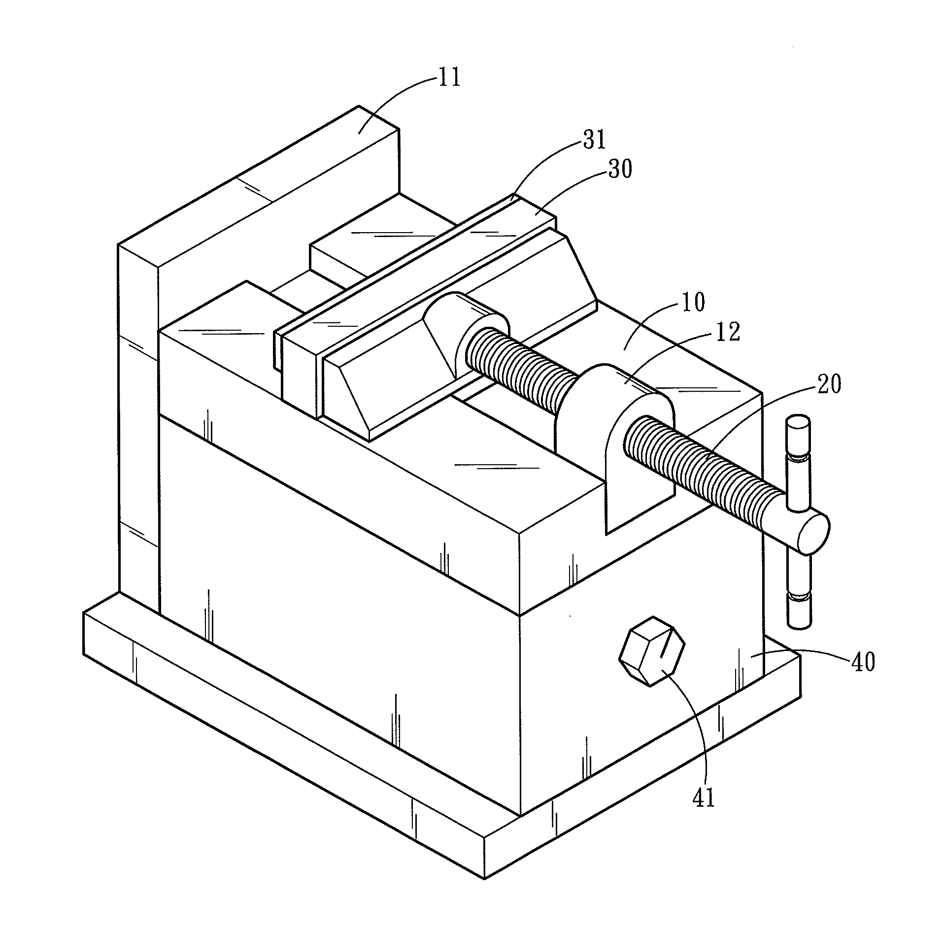 Magnetic vise