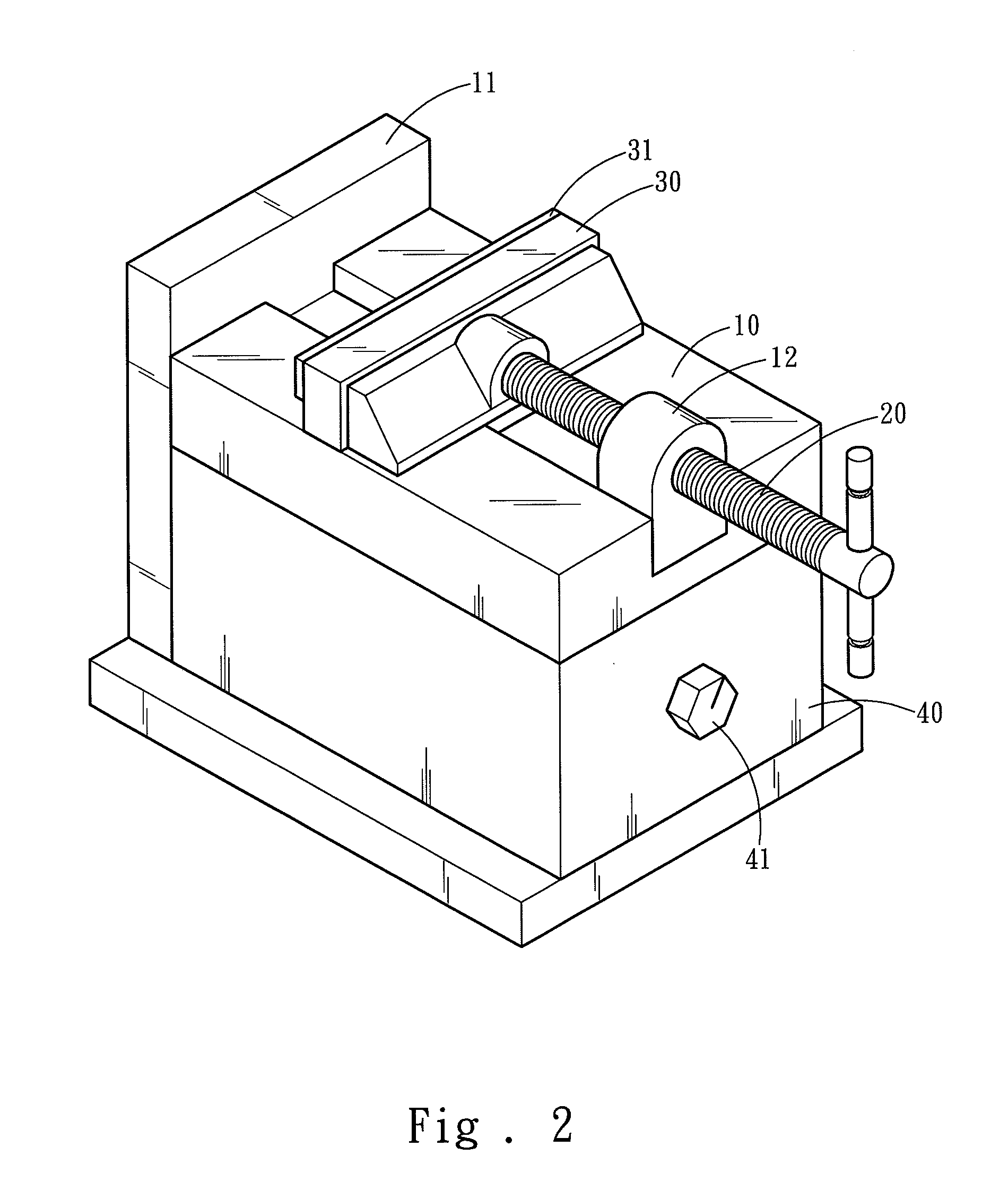 Magnetic vise