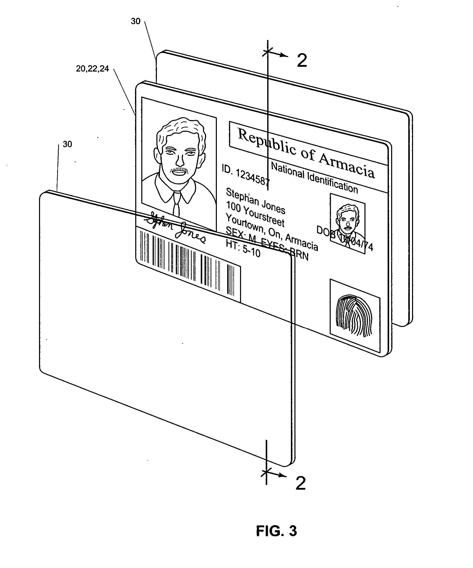 Identification document usable with D2T2 printing