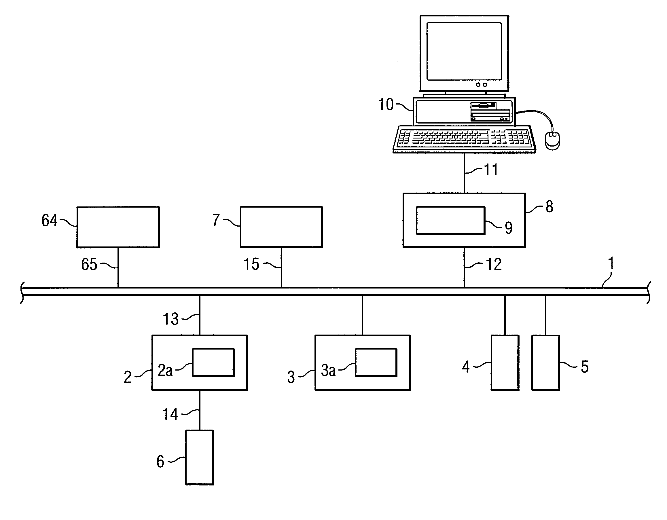 Synchronous clocked communication system with decentralized input/output modules and method for linking decentralized input/output modules into such a system