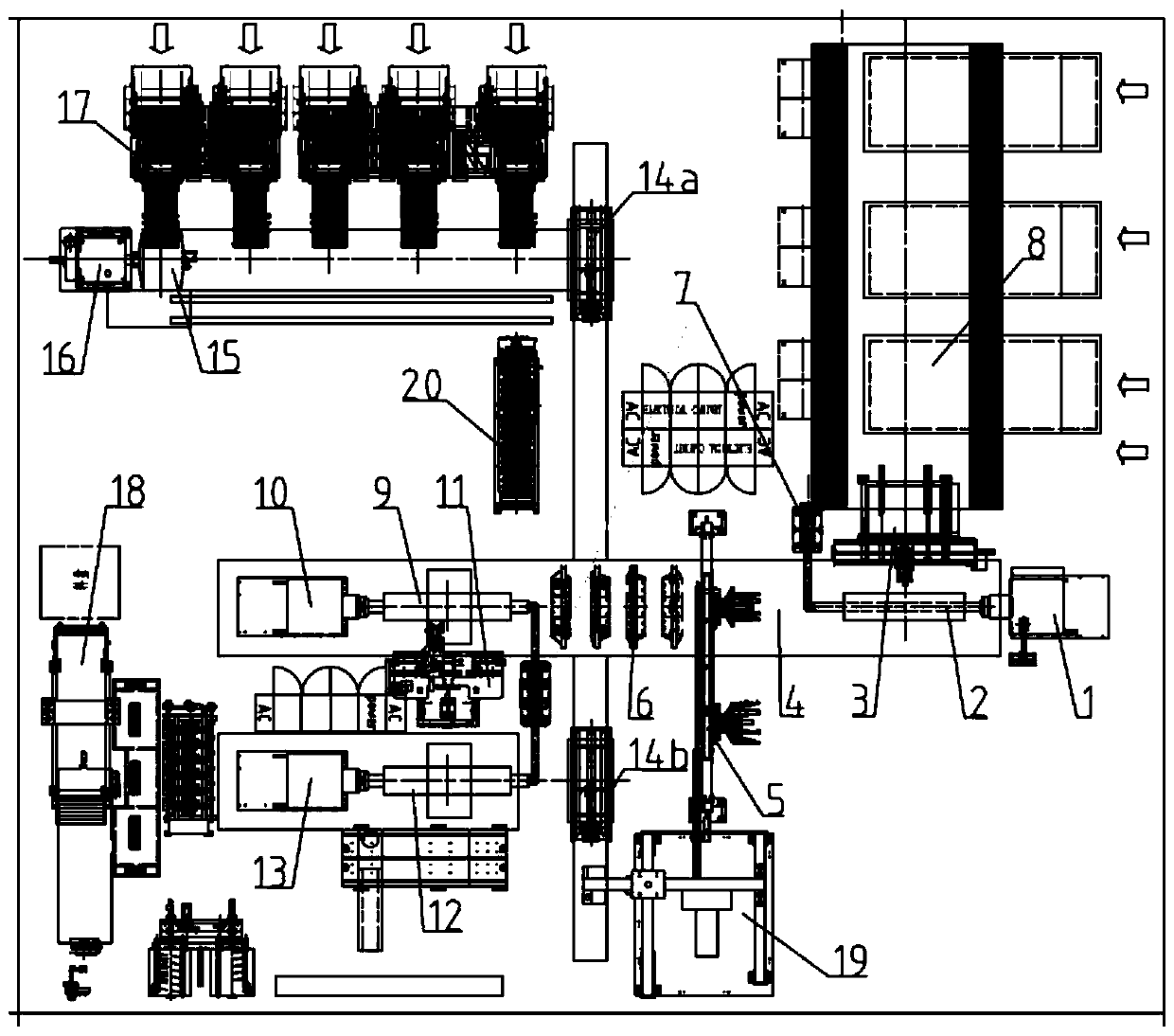 Forming device and tire forming method