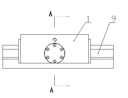 Automatic hydraulic lock block