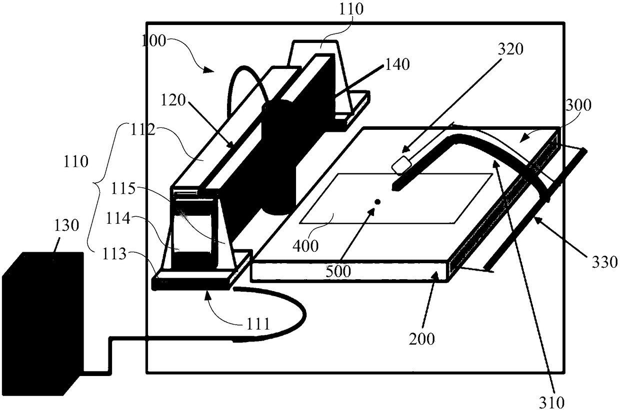 Glass substrate coating device