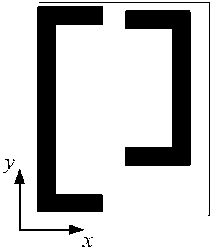 A metamaterial-based unidirectional non-reciprocal microwave absorber and a generation method thereof