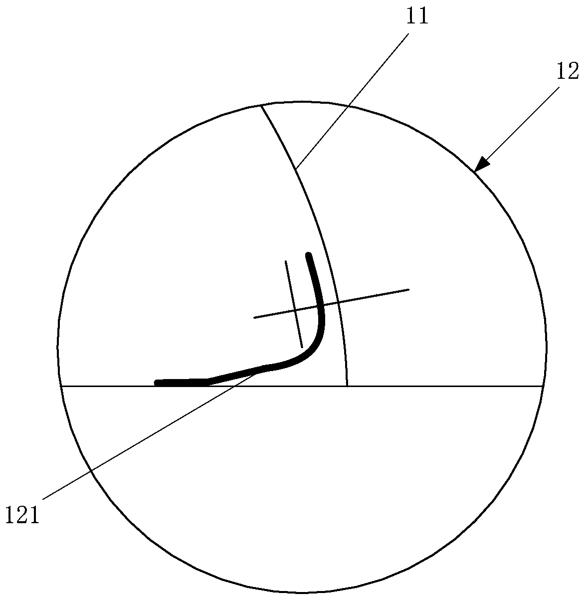 Damaged hardened channel underwater repair device and using method thereof