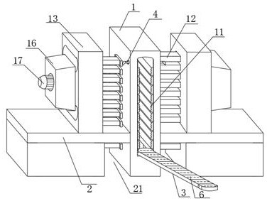 Straightening and repairing device for long cabinet door of ecological and environment-friendly customized furniture