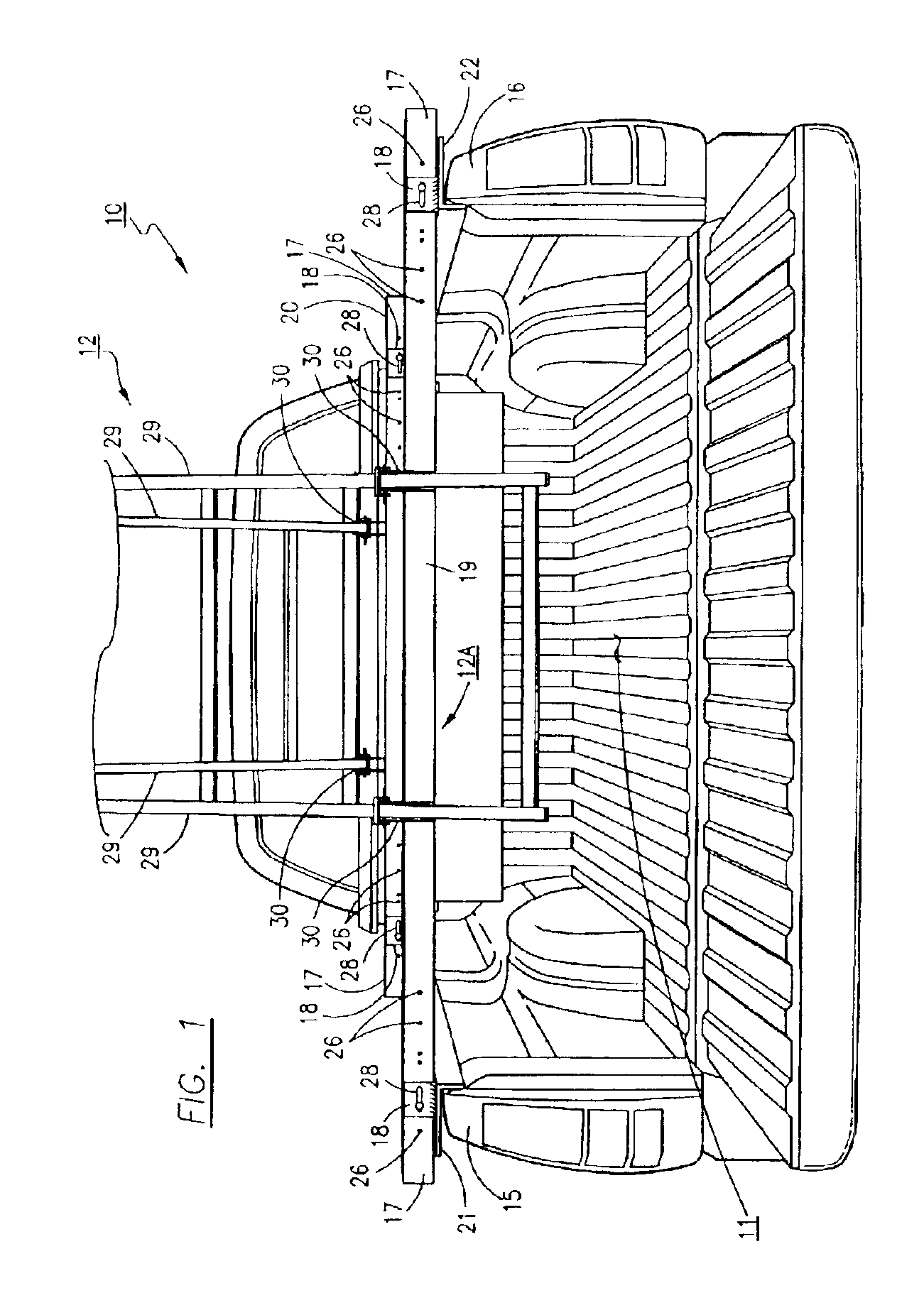 Portable folding observation tower for attachment to a vehicle