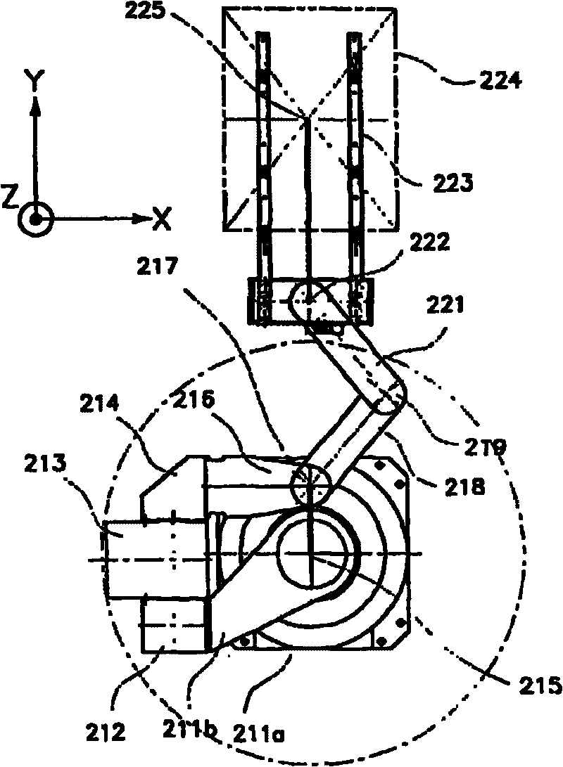 Double arm type robot