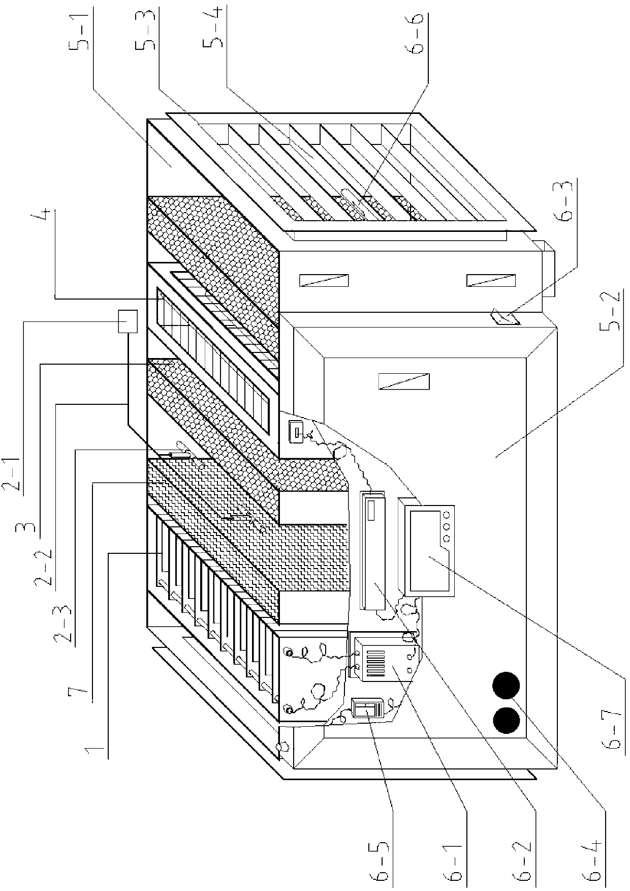 Photoelectric high-energy purification device for treating particulate matter 2.5 (PM2.5) in cooking fume