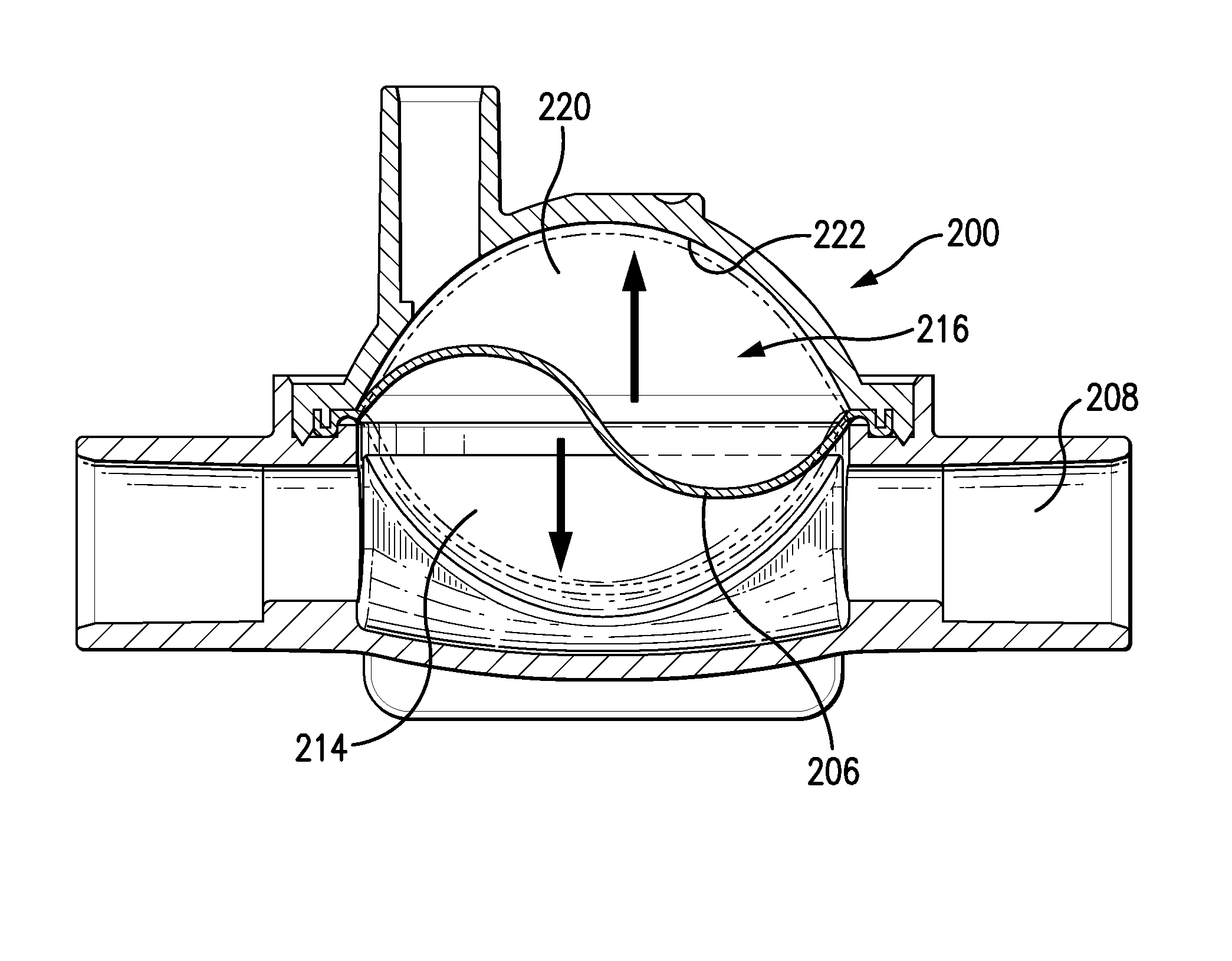 Automatic detection and adjustment of a pressure pod diaphragm