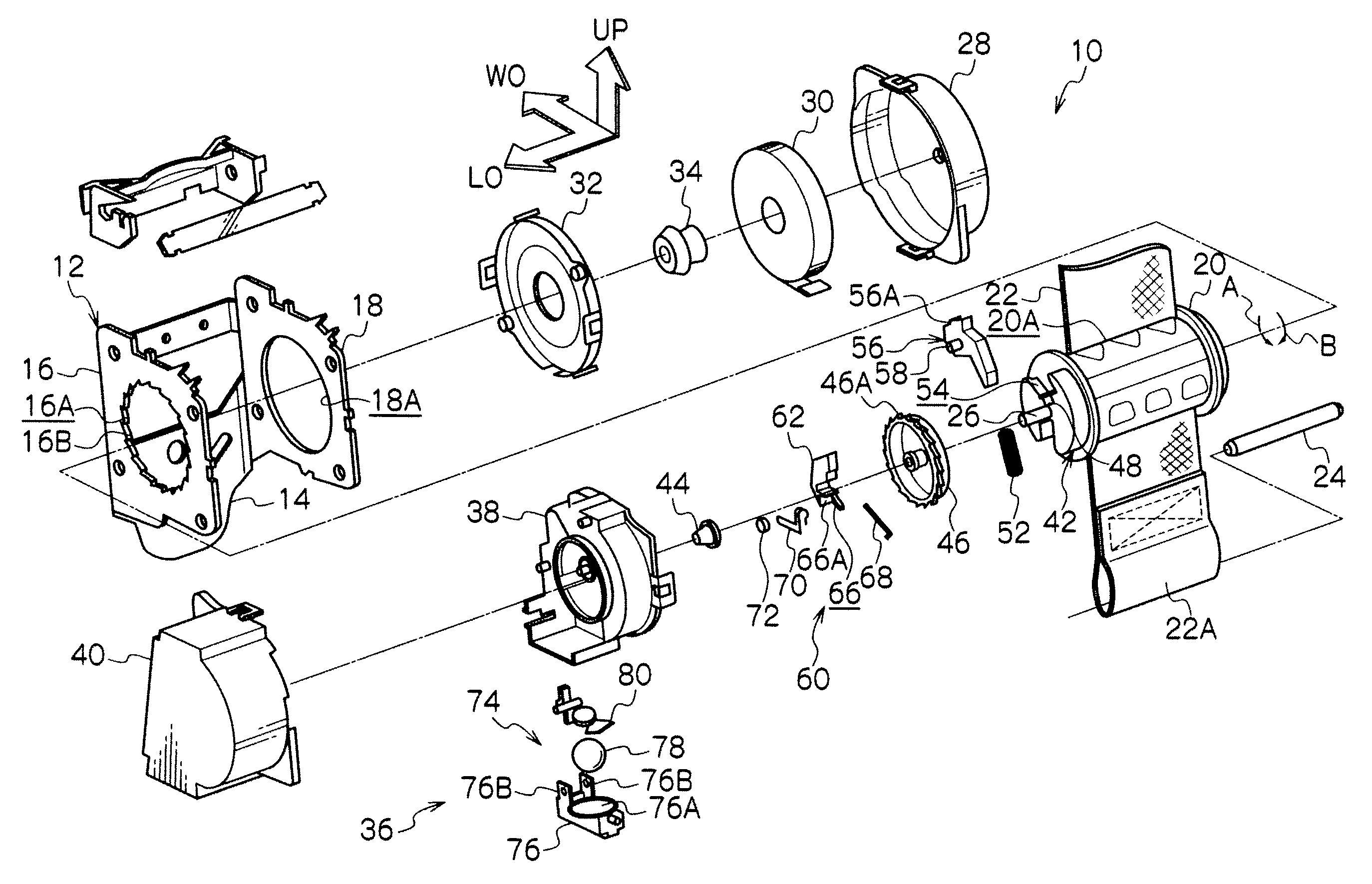 Webbing winder