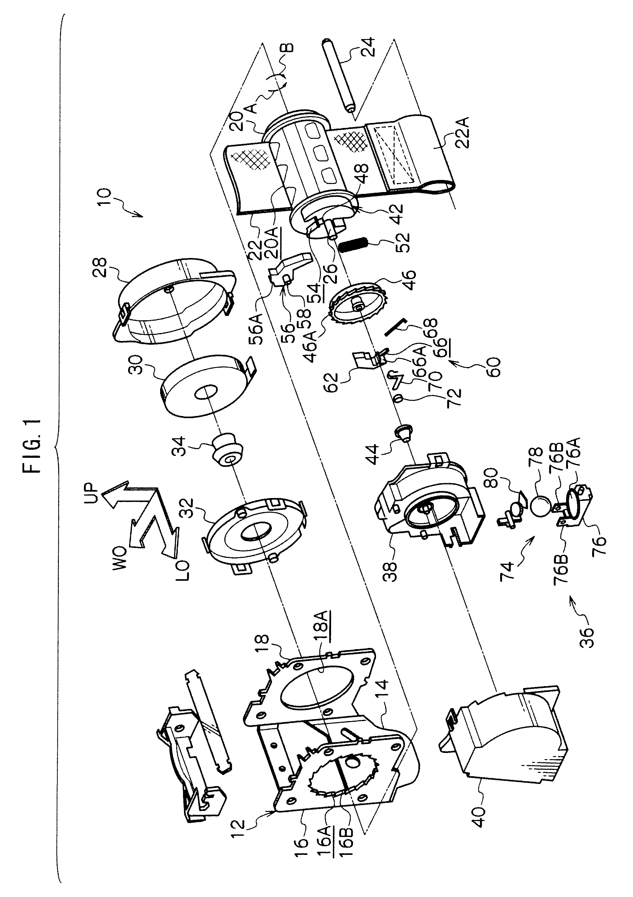 Webbing winder