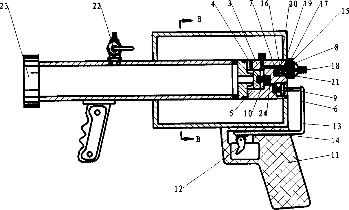 Pulse pneumatic injector