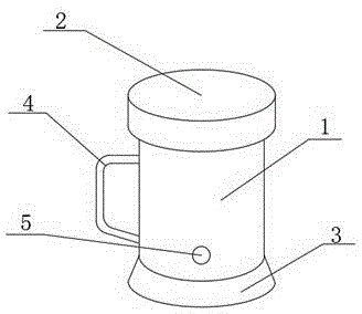 Novel medical liquid diet sucking device