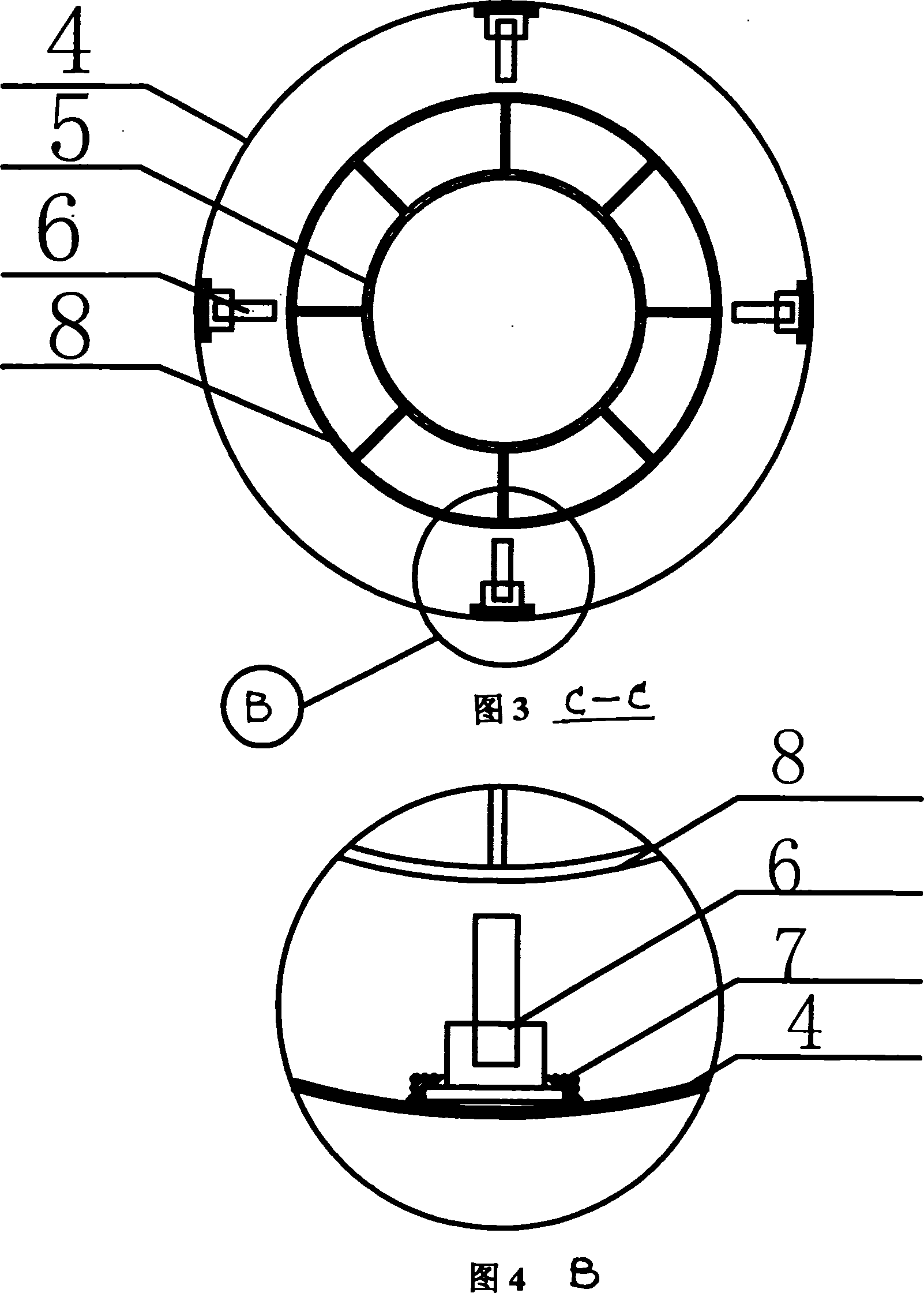 Steel pipe stake positioning and plumbing device for underground architecture