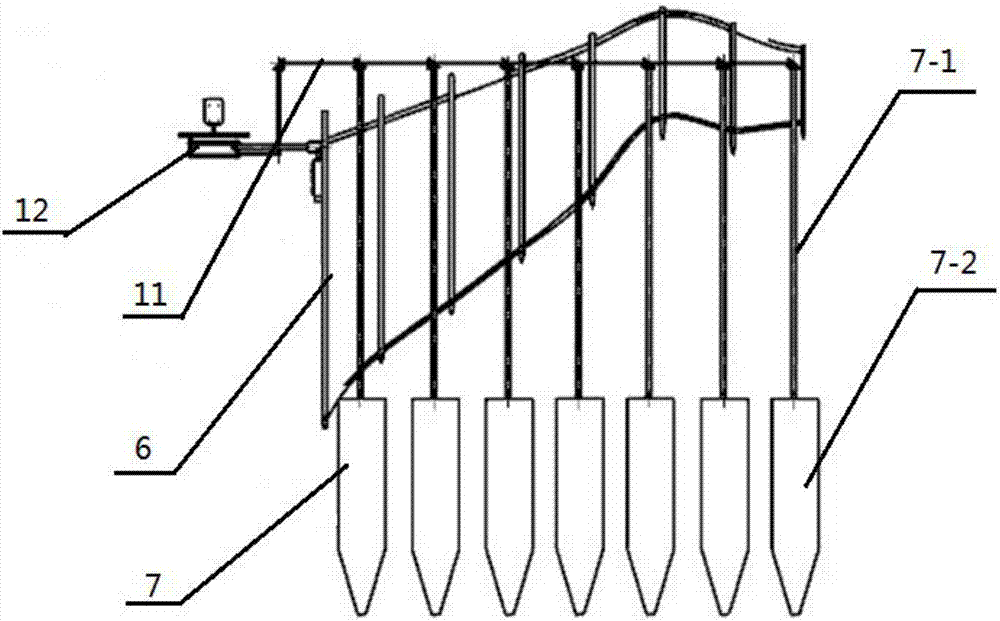 Linkage hollowed-out wing unit suitable for flapping-wing air vehicle