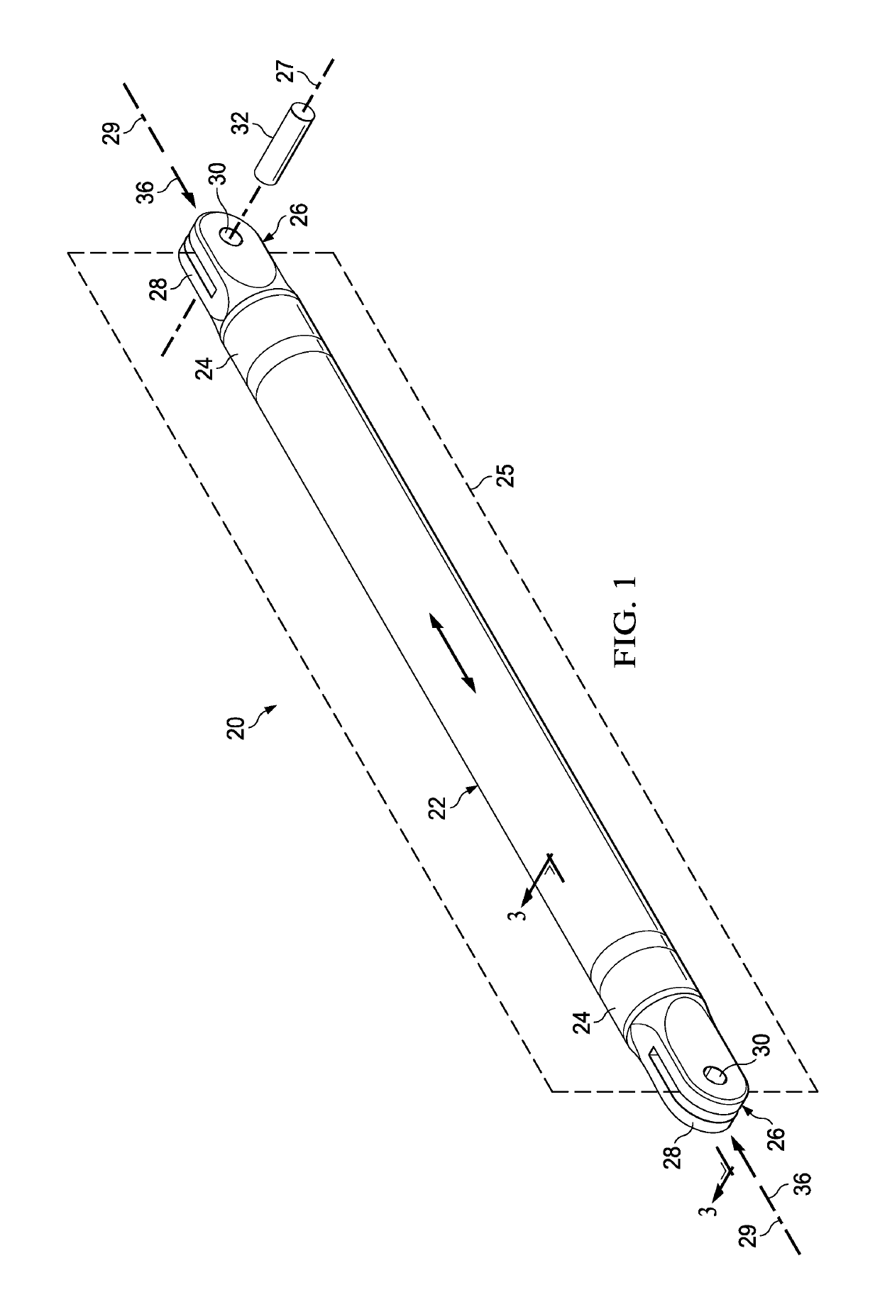 Tubular composite strut having internal stiffening and method for making the same