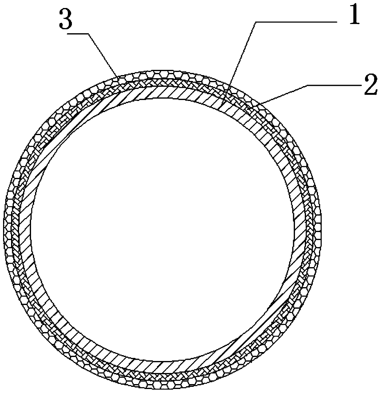 Foamed middle tube, leather stuck ball and manufacturing method