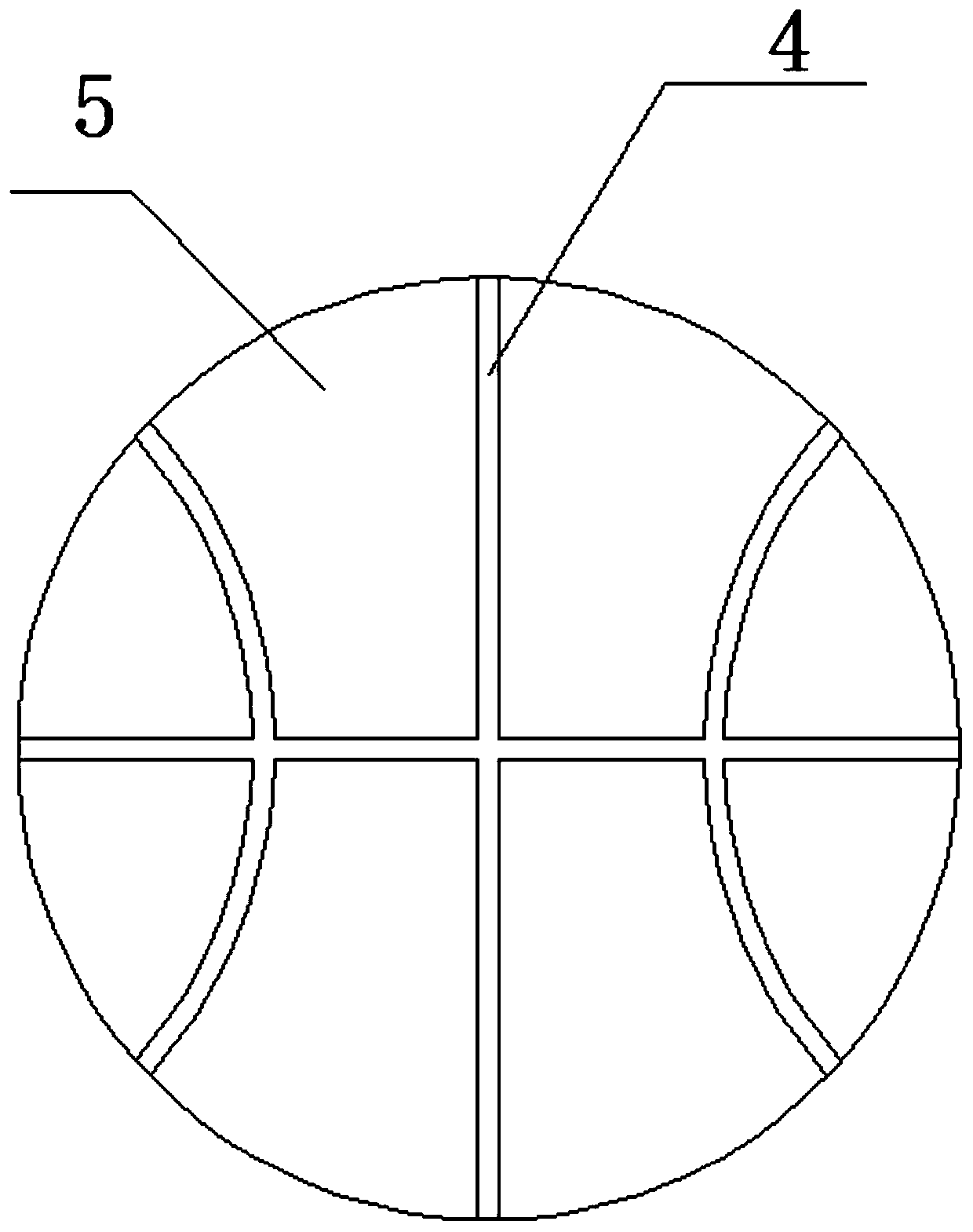 Foamed middle tube, leather stuck ball and manufacturing method