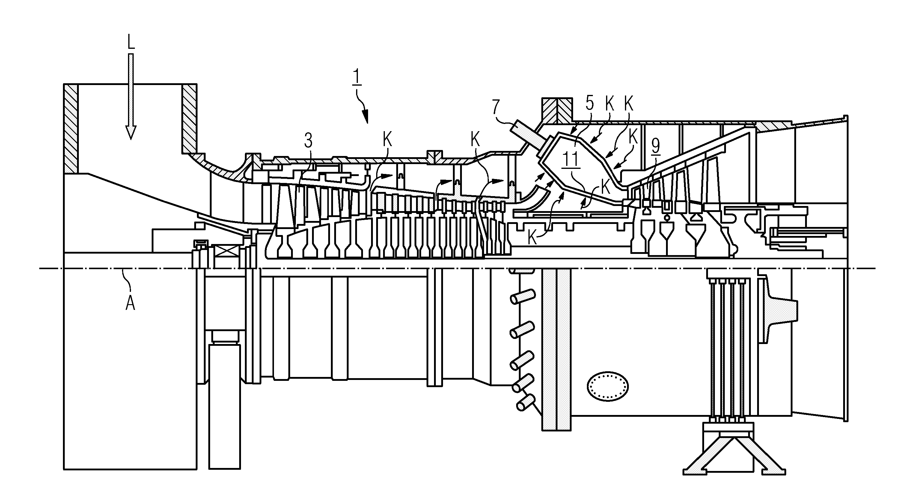 Method of Optimum Controlled Outlet, Impingement Cooling and Sealing of a Heat Shield and a Heat Shield Element