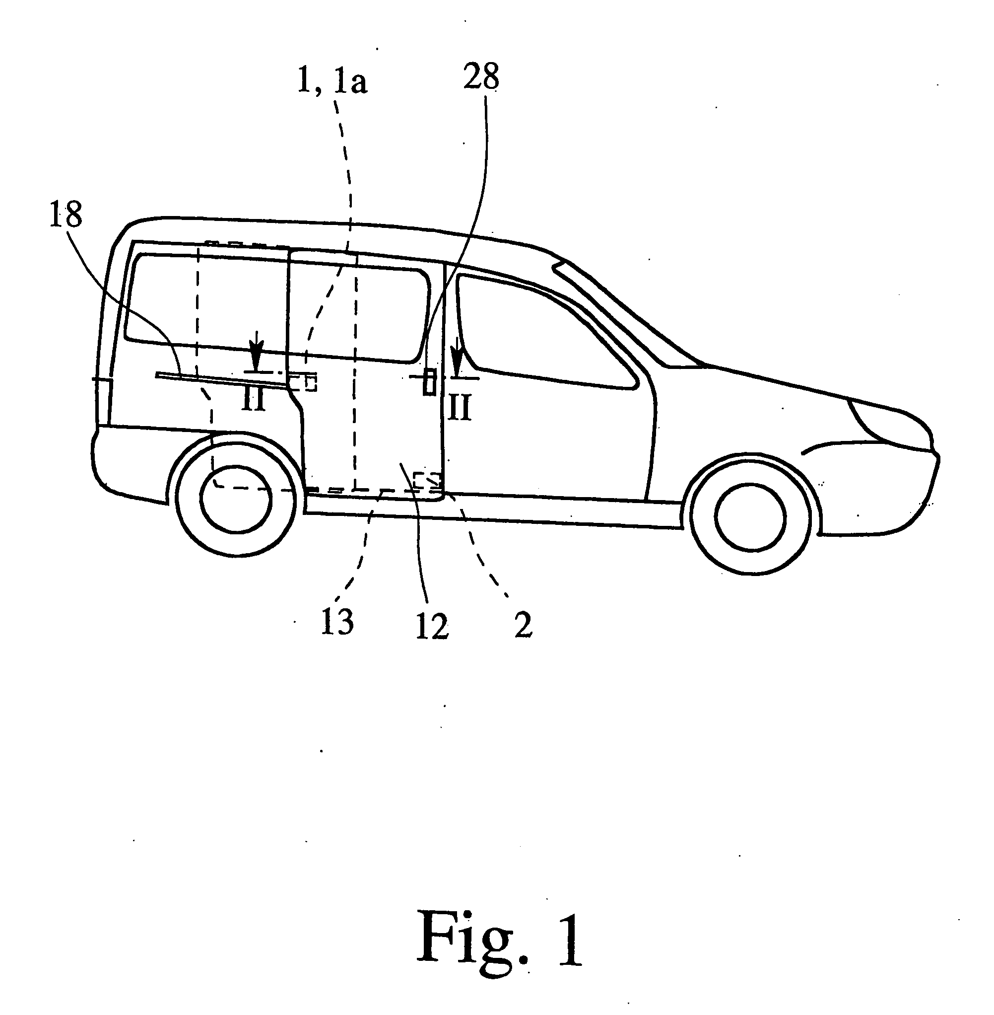 Sliding door for a motor vehicle