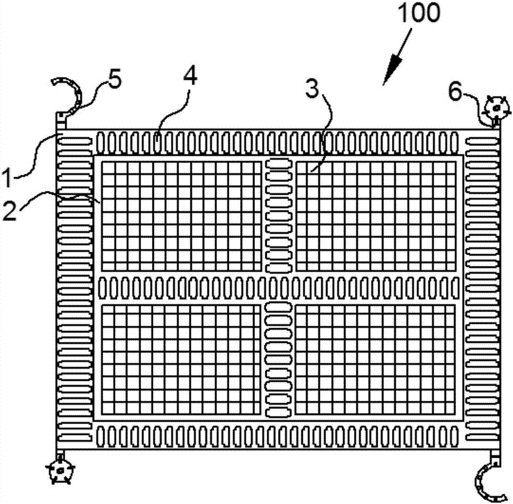 Floating device of over-water floating power station