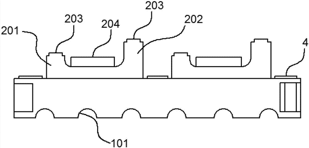 Floating device of over-water floating power station