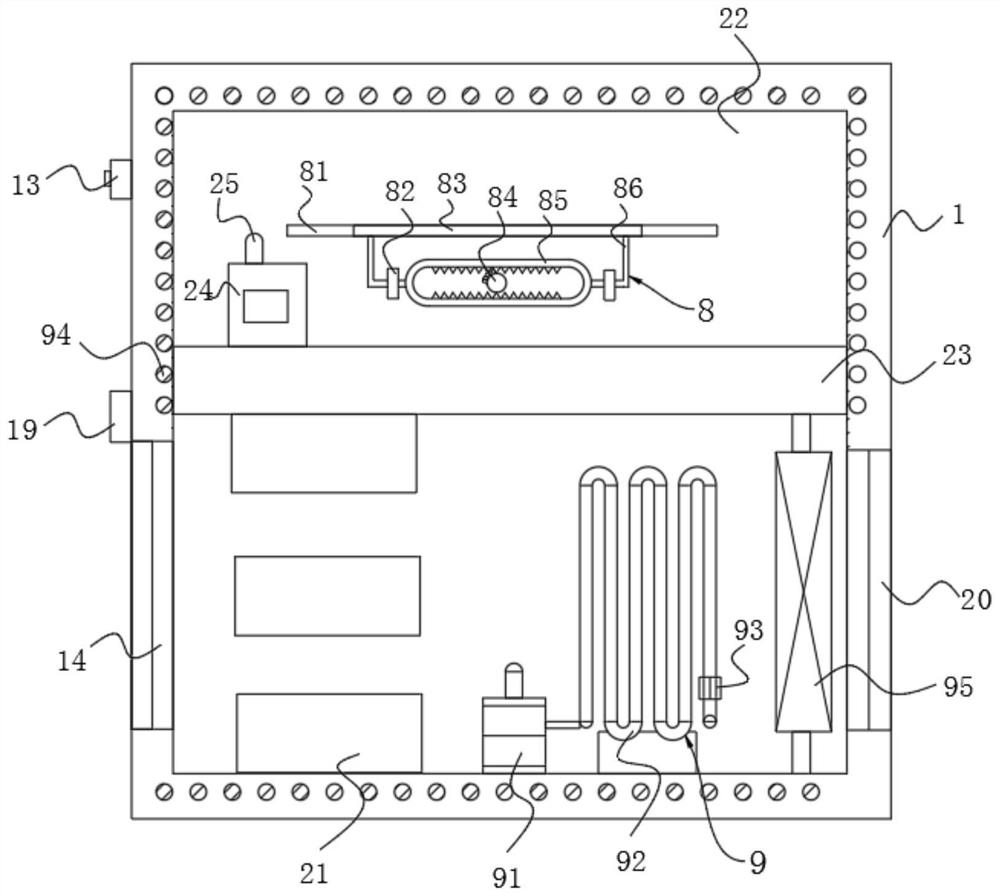 Cold chain logistics safety transportation device