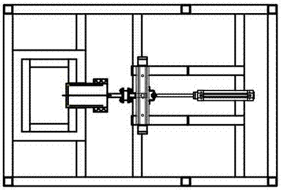 Turnover-type thermal shock and thermal fatigue test platform