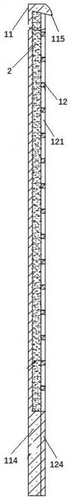 An integrated vertical non-metallic sound barrier system and installation method
