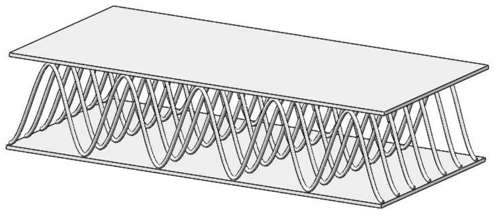 Zero-pressure-sensing high-elasticity fluffy cotton air layer fabric and preparation method thereof