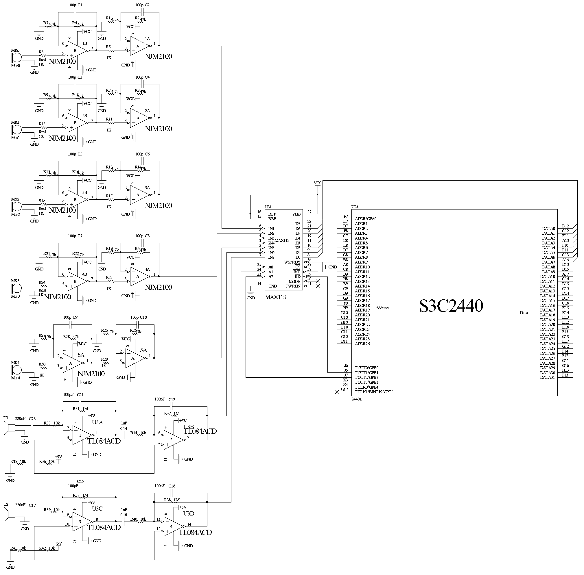 Ultrasonic-assisted microphone array speech enhancement device