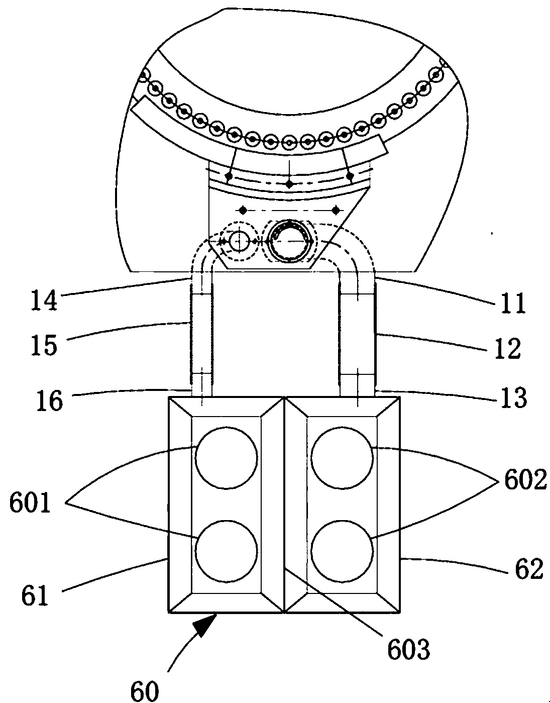 Medicine powder recycling device