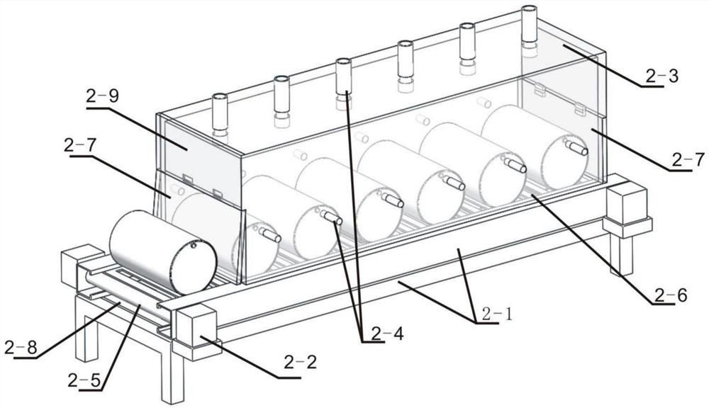 Iron drum renovation treatment system