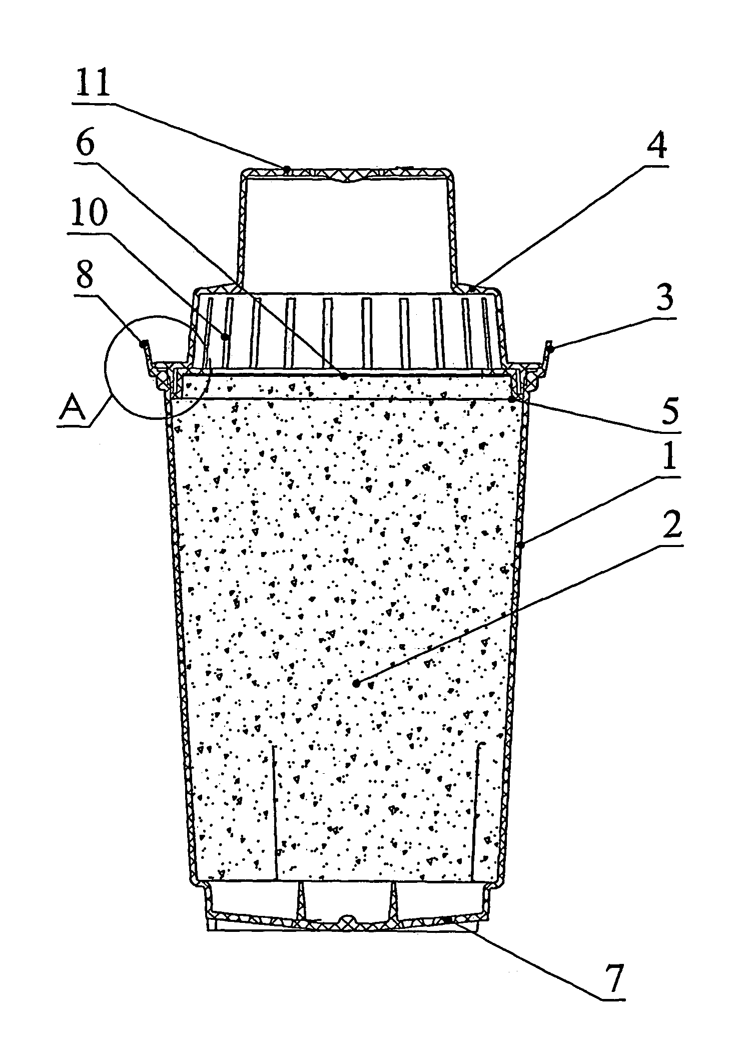 Filtering device