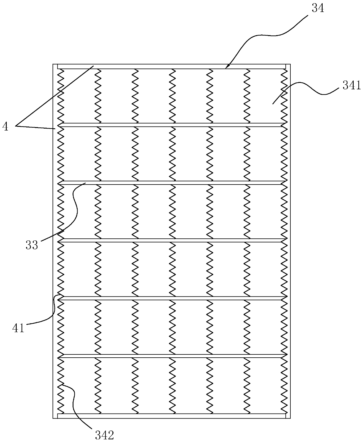 Solid wood door structure and processing technique thereof