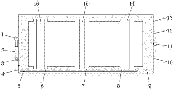 Precision bearing conveying protecting box