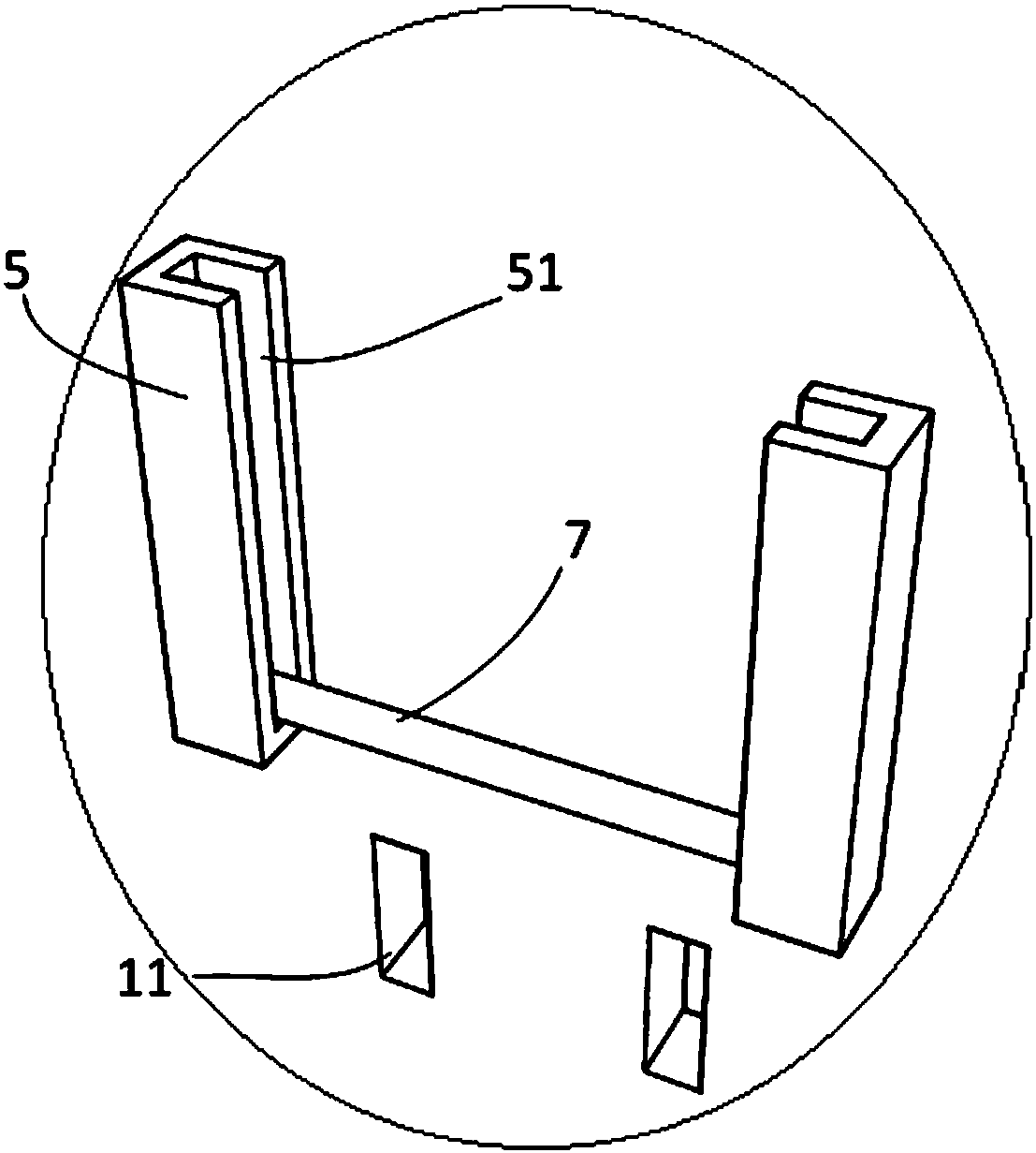 Antiflaming wooden fluorescence safety socket