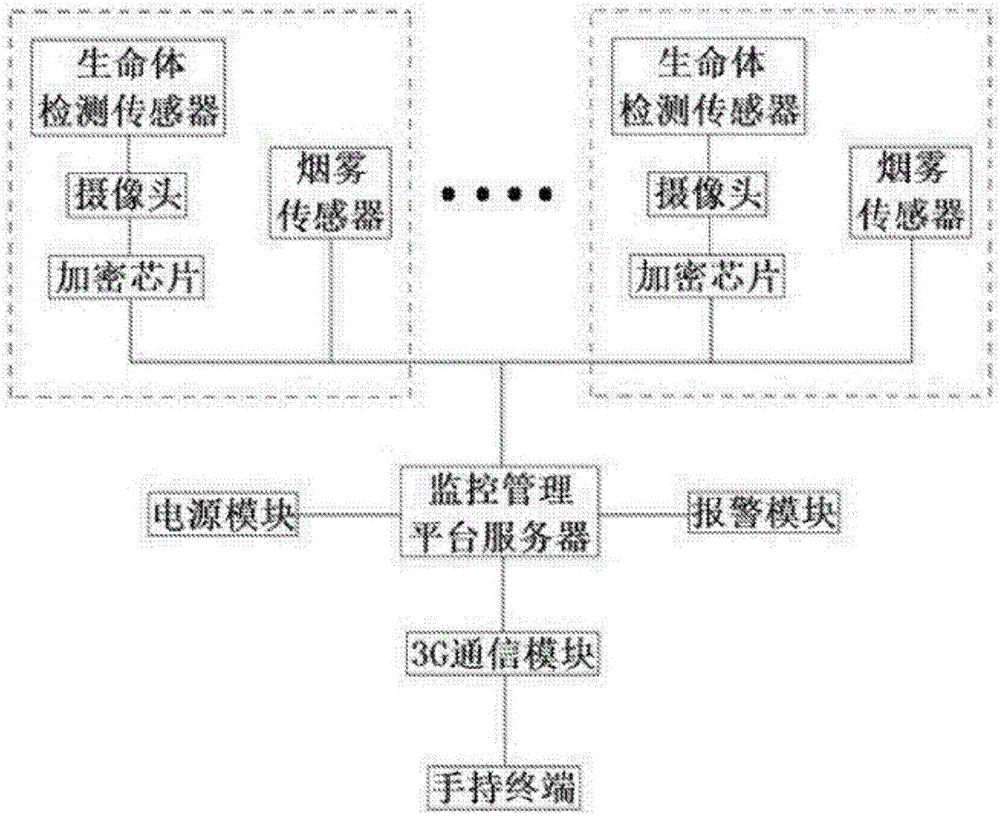 Computer video monitoring device with terminal fault early warning function