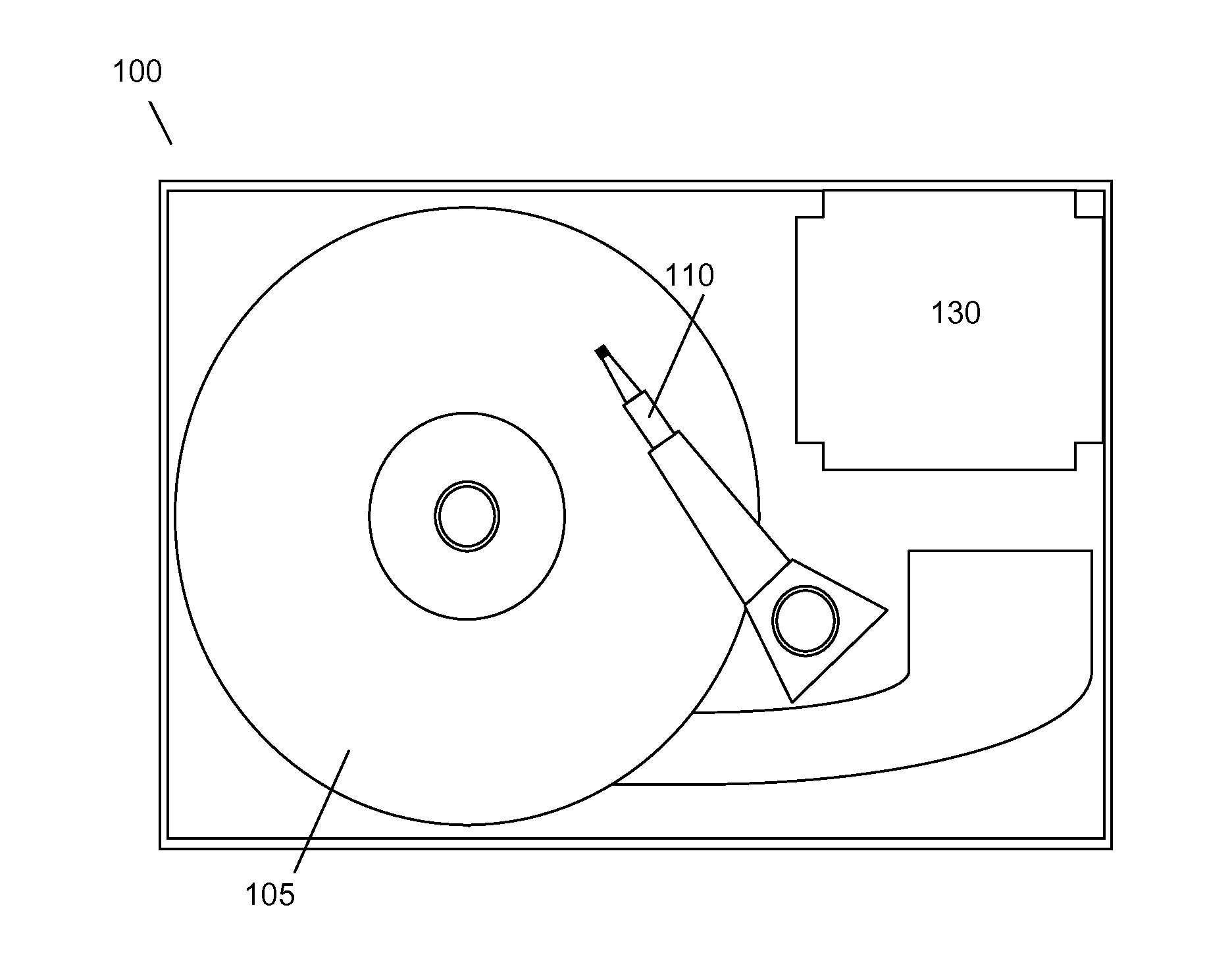 System for write fault protection in a hard disk drive