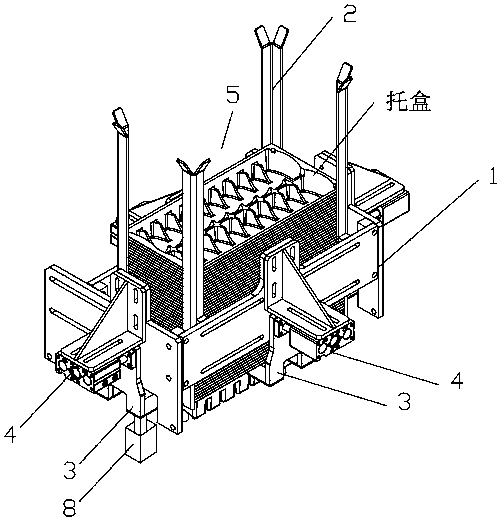 A self-separating box unloading mechanism of a cartoning machine