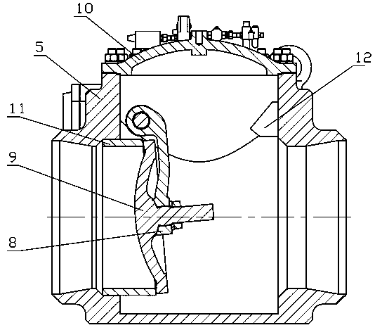 Steam extraction check valve facilitating on-line maintenance