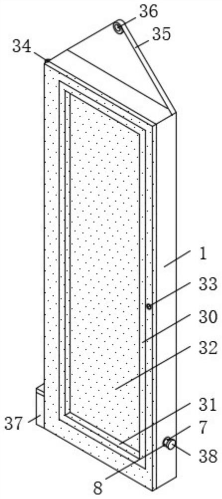 Adjustable artistic design display device with hanging function