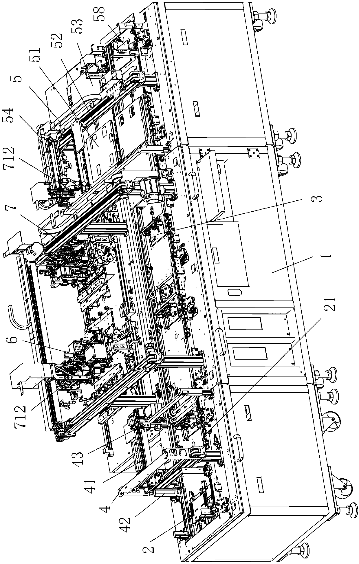 Fingerprint chip electrical performance testing device